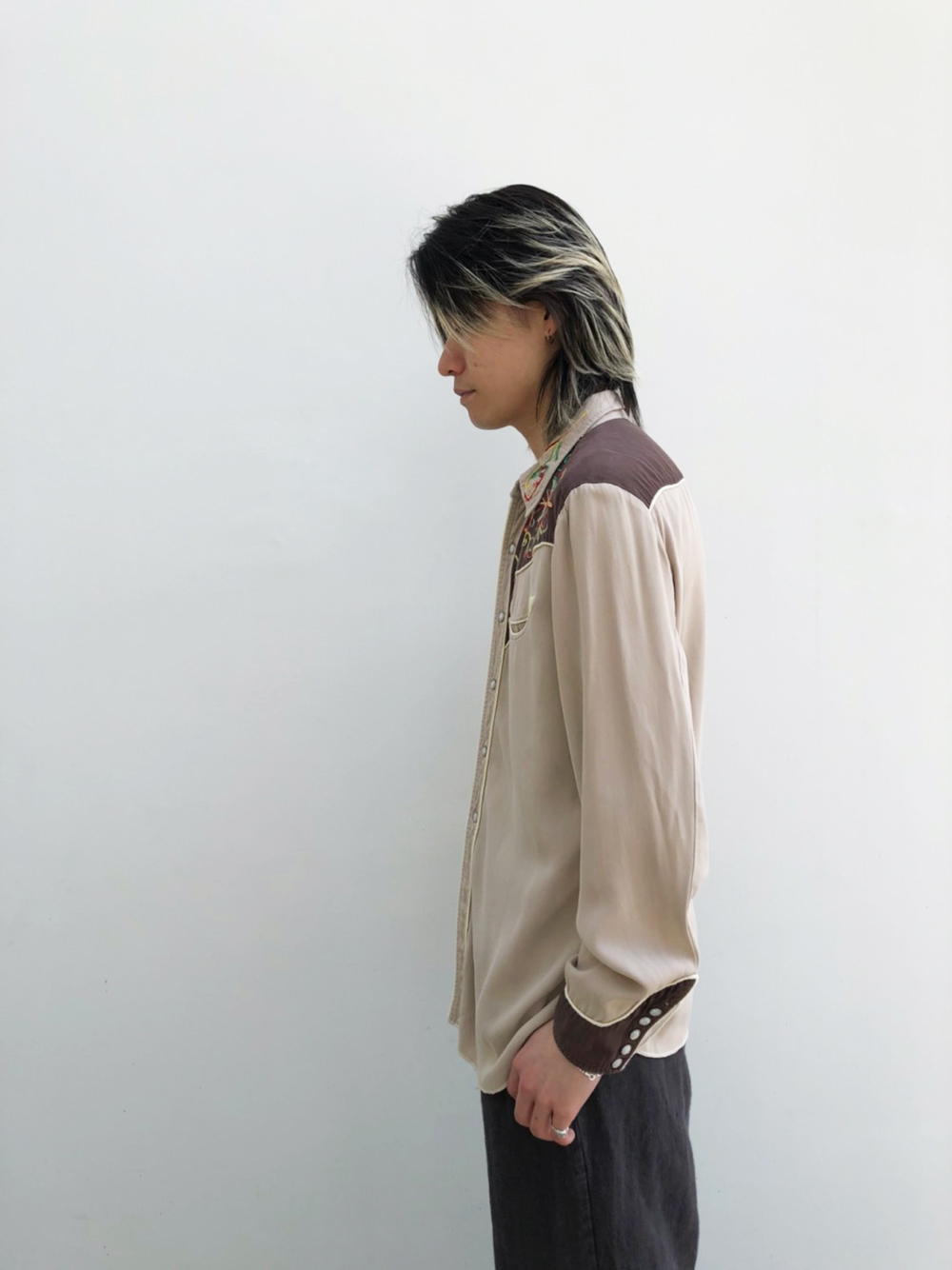 ヴィンテージ レーヨン ウエスタンシャツ【1950's】【California