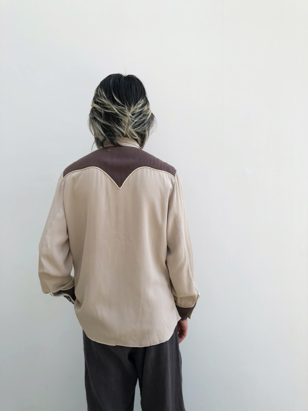 ヴィンテージ レーヨン ウエスタンシャツ【1950's】【California